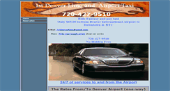 Desktop Screenshot of 1stdenverlimo.com